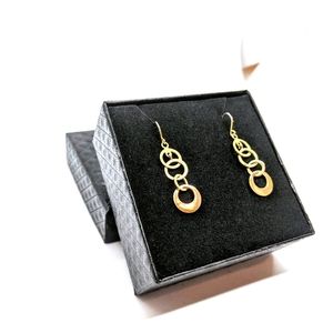 Sterling Silver Gold Plated Earrings